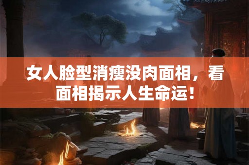 女人脸型消瘦没肉面相,看面相揭示人生命运! 女人脸型消瘦没肉面相,看面相揭示人生命运!
