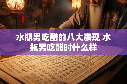 水瓶男吃醋的八大表现 水瓶男吃醋时什么样