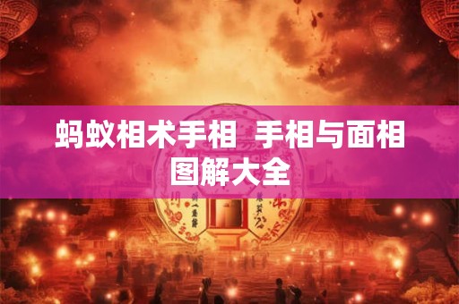 蚂蚁相术手相  手相与面相图解大全