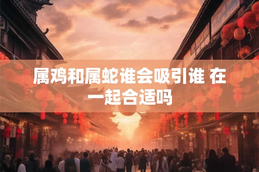 属鸡和属蛇谁会吸引谁 在一起合适吗