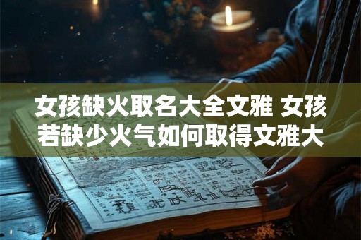 女孩缺火取名大全文雅 女孩若缺少火气如何取得文雅大方的名字 女孩缺火取名大全文雅 女孩若缺少火气如何取得文雅大方的名字