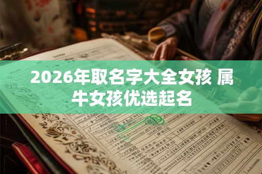 2026年取名字大全女孩 属牛女孩优选起名 2026年取名字大全女孩 属牛女孩优选起名