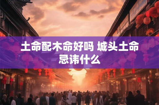 土命配木命好吗 城头土命忌讳什么 土命配木命好吗 城头土命忌讳什么