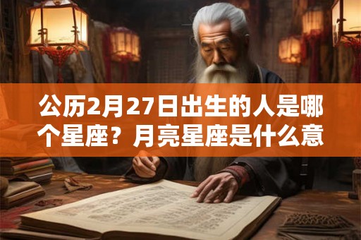 公历2月27日出生的人是哪个星座？月亮星座是什么意思？