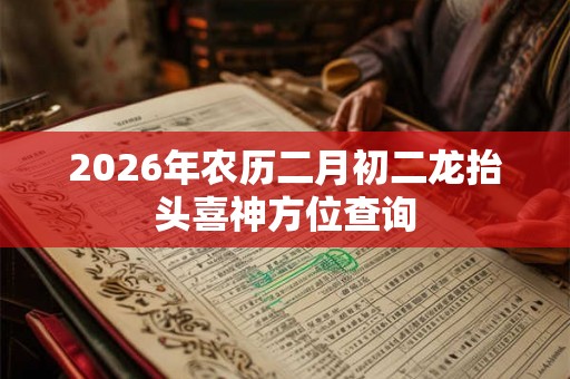 2026年农历二月初二龙抬头喜神方位查询