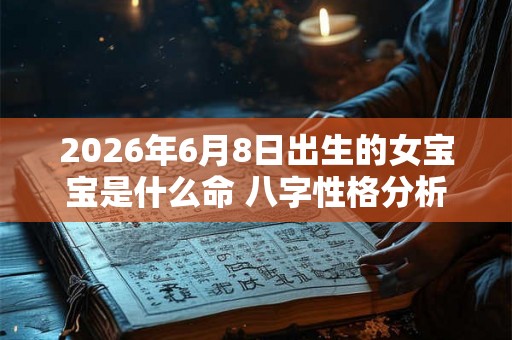 2026年6月8日出生的女宝宝是什么命 八字性格分析