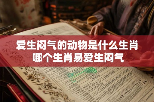 爱生闷气的动物是什么生肖 哪个生肖易爱生闷气