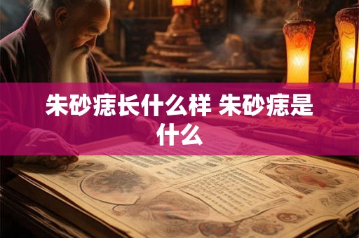 朱砂痣长什么样 朱砂痣是什么