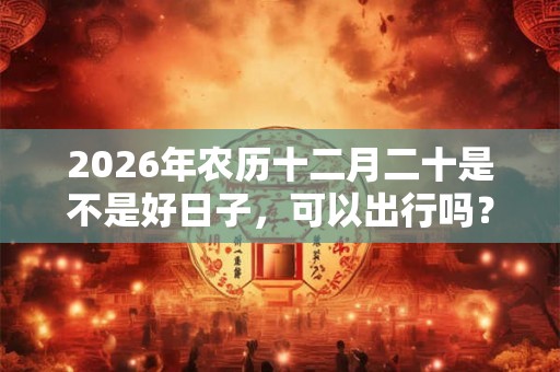 2026年农历十二月二十是不是好日子，可以出行吗？