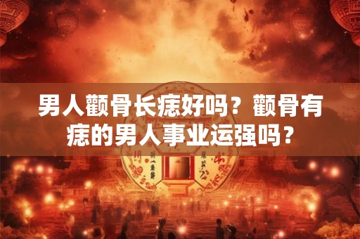 男人颧骨长痣好吗？颧骨有痣的男人事业运强吗？