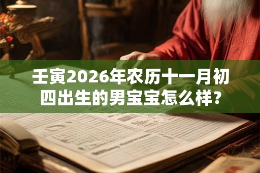 壬寅2026年农历十一月初四出生的男宝宝怎么样? 壬寅2026年农历十一月初四出生的男宝宝怎么样?