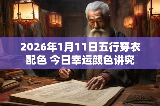 2026年1月11日五行穿衣配色 今日幸运颜色讲究 2026年1月11日五行穿衣配色 今日幸运颜色讲究