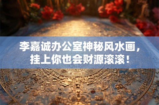 李嘉诚办公室神秘风水画，挂上你也会财源滚滚！