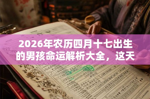 2026年农历四月十七出生的男孩命运解析大全，这天出生好吗？