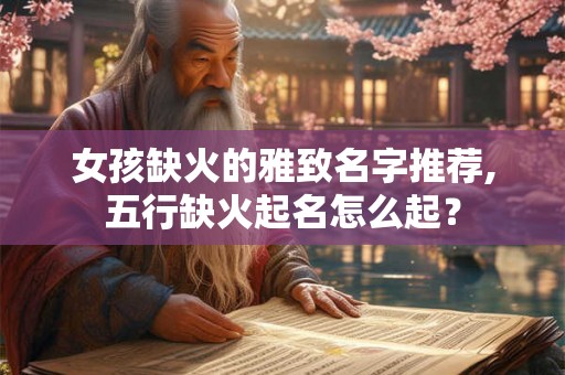 女孩缺火的雅致名字推荐,五行缺火起名怎么起？