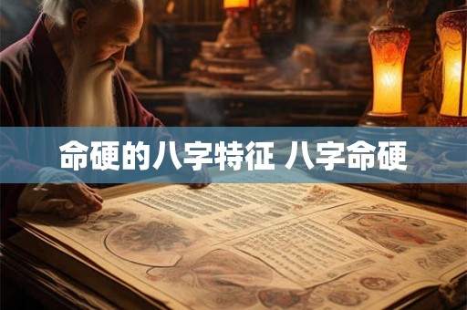 命硬的八字特征 八字命硬