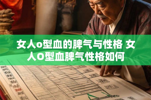 女人o型血的脾气与性格 女人O型血脾气性格如何 女人o型血的脾气与性格 女人O型血脾气性格如何