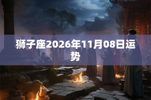 狮子座2026年11月08日运势