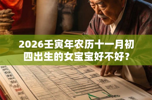 2026壬寅年农历十一月初四出生的女宝宝好不好？