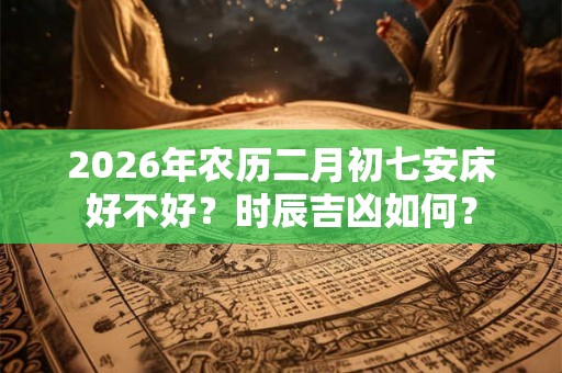 2026年农历二月初七安床好不好？时辰吉凶如何？