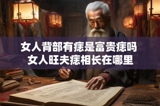女人背部有痣是富贵痣吗 女人旺夫痣相长在哪里