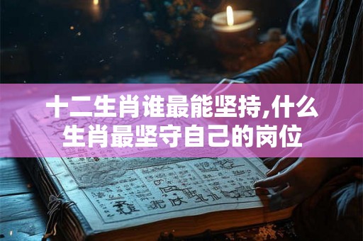 十二生肖谁最能坚持,什么生肖最坚守自己的岗位