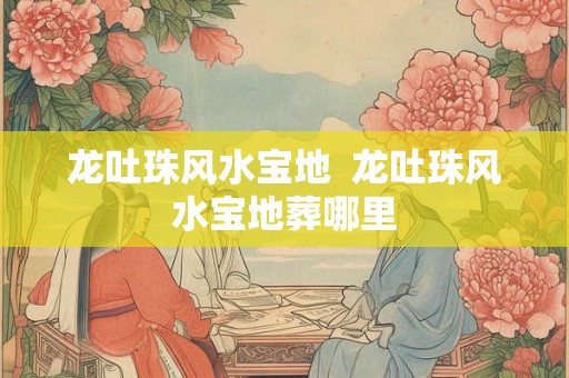 龙吐珠风水宝地  龙吐珠风水宝地葬哪里