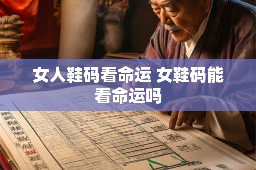 女人鞋码看命运 女鞋码能看命运吗