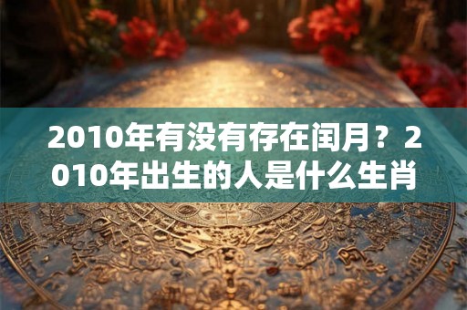 2010年有没有存在闰月？2010年出生的人是什么生肖？