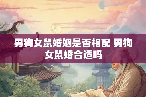男狗女鼠婚姻是否相配 男狗女鼠婚合适吗 男狗女鼠婚姻是否相配 男狗女鼠婚合适吗