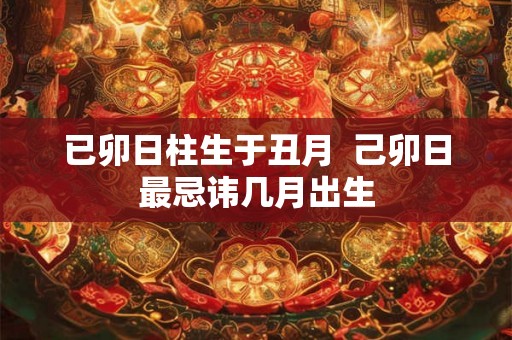 已卯日柱生于丑月  己卯日最忌讳几月出生