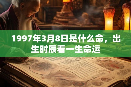 1997年3月8日是什么命,出生时辰看一生命运 1997年3月8日是什么命,出生时辰看一生命运