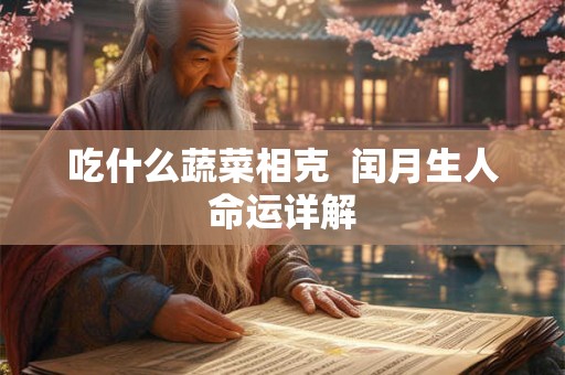 吃什么蔬菜相克 闰月生人命运详解 吃什么蔬菜相克 闰月生人命运详解