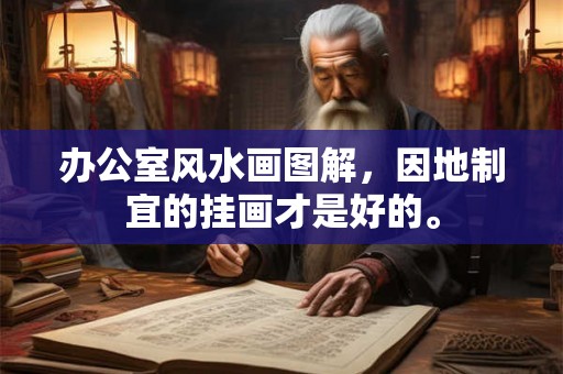 办公室风水画图解，因地制宜的挂画才是好的。