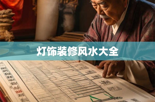 灯饰装修风水大全