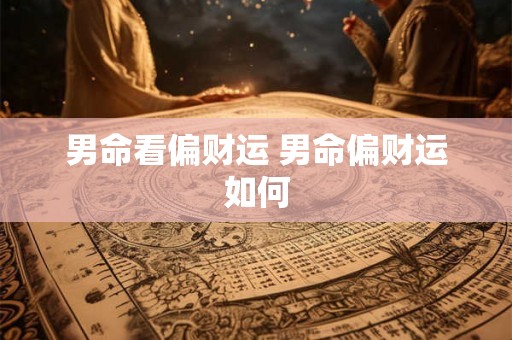 男命看偏财运 男命偏财运如何