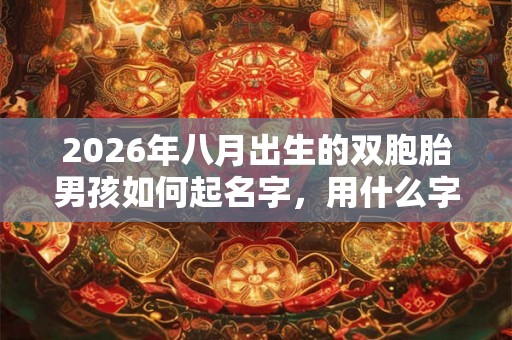 2026年八月出生的双胞胎男孩如何起名字,用什么字比较好 2026年八月出生的双胞胎男孩如何起名字,用什么字比较好