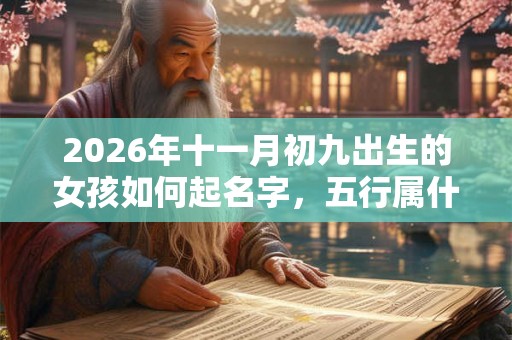2026年十一月初九出生的女孩如何起名字,五行属什么 2026年十一月初九出生的女孩如何起名字,五行属什么
