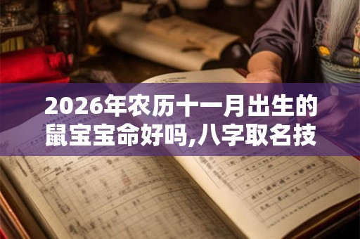 2026年农历十一月出生的鼠宝宝命好吗,八字取名技巧分享