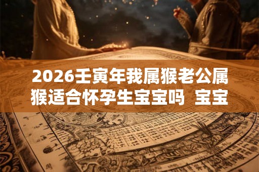 2026壬寅年我属猴老公属猴适合怀孕生宝宝吗  宝宝是什么命