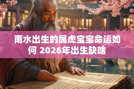 雨水出生的属虎宝宝命运如何 2026年出生缺啥 雨水出生的属虎宝宝命运如何 2026年出生缺啥