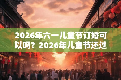 2026年六一儿童节订婚可以吗?2026年儿童节还过吗? 2026年六一儿童节订婚可以吗?2026年儿童节还过吗?