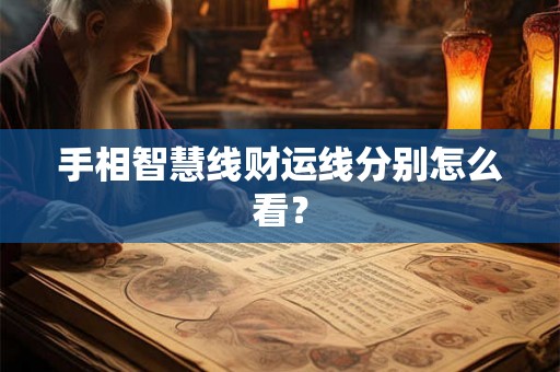 手相智慧线财运线分别怎么看？