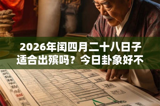 2026年闰四月二十八日子适合出殡吗？今日卦象好不好？