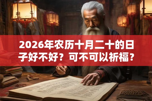 2026年农历十月二十的日子好不好？可不可以祈福？