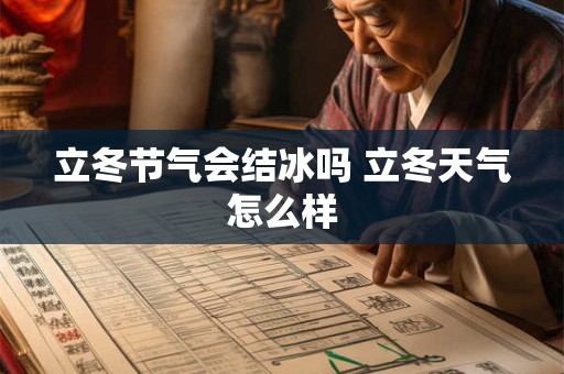 立冬节气会结冰吗 立冬天气怎么样