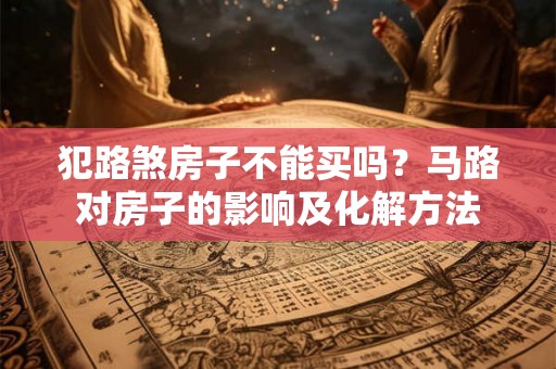 犯路煞房子不能买吗？马路对房子的影响及化解方法