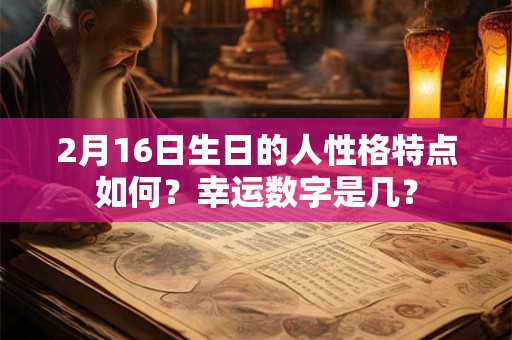 2月16日生日的人性格特点如何？幸运数字是几？