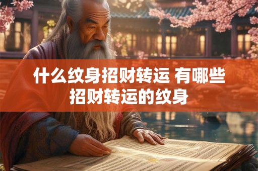 什么纹身招财转运 有哪些招财转运的纹身 什么纹身招财转运 有哪些招财转运的纹身