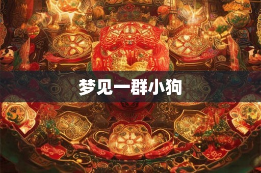 梦见一群小狗